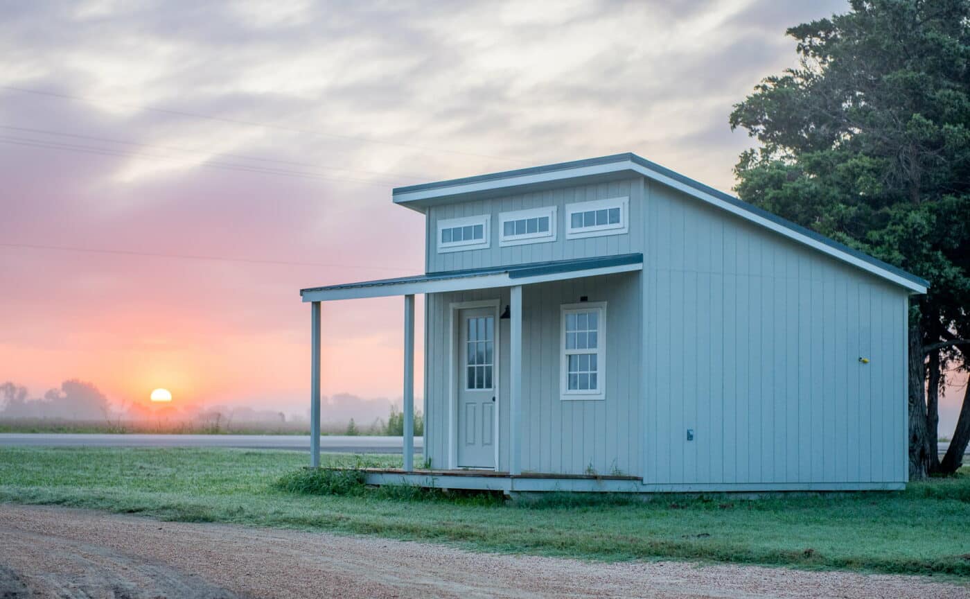 studio cabin shed for sale in texas by lone star structures