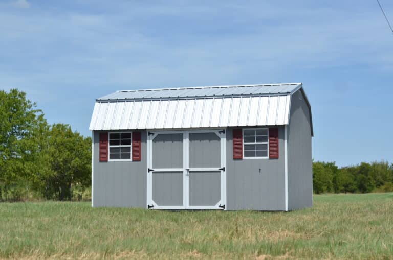 12x16 outdoor lofted barn shed for sale near temple texas