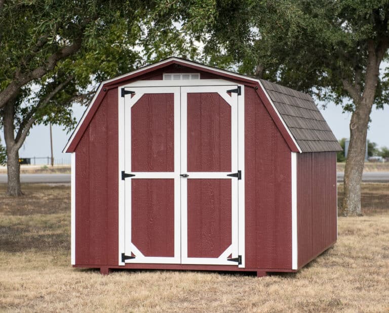 8x12 minibarn small wood shed for sale in texas