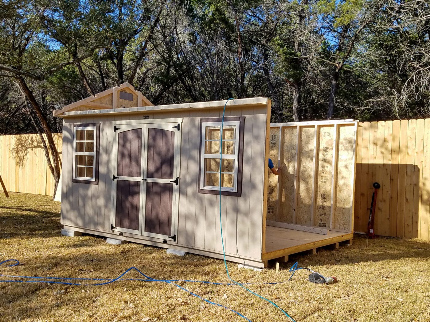 onsite outdoor shed for sale in central texas