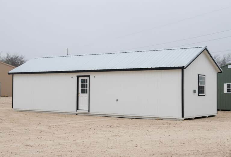 wood sheds with metal roof for sale in texas